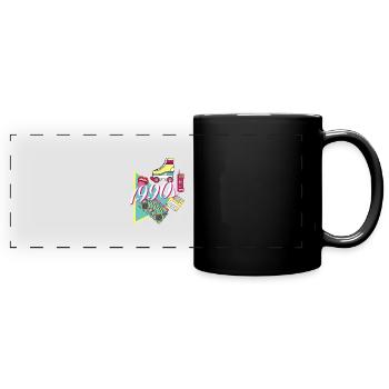 1990s Best Years Retro Outfit - Full Colour Panoramic Mug - black - Front