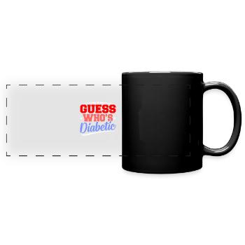 Diabetes Diabetes - Full Colour Panoramic Mug - black - Front