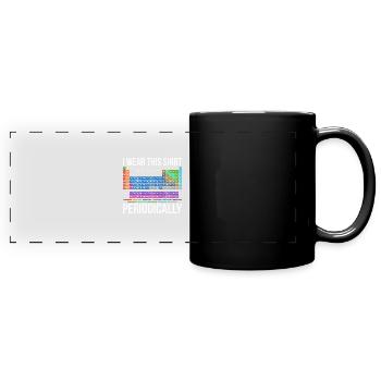 Chemistry outfit - Full Colour Panoramic Mug - black - Front