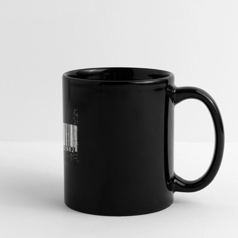 Barcode Geschenkidee Panorama-Tasse farbig