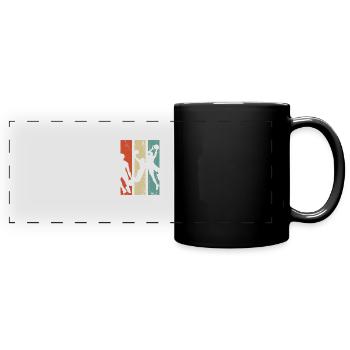 basketball - Full Colour Panoramic Mug - black - Front