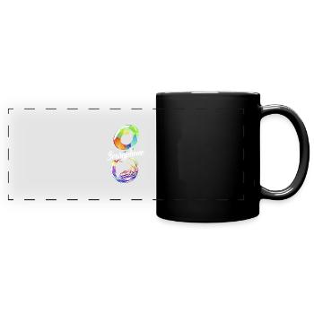 Sousaphone gift - Full Colour Panoramic Mug - black - Front