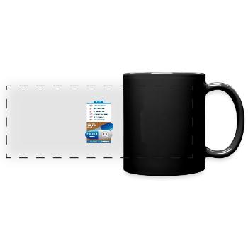 Fukitol Prescription cadeau drôle de médecin - Mug panoramique uni - noir - Devant