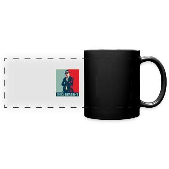 Alain Berset 100 Bersent Shirt - Panorama-Tasse farbig - Schwarz - Vorne