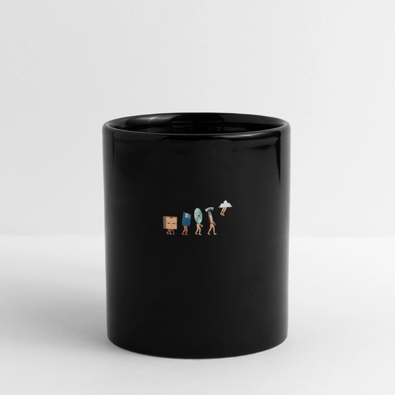 Cloud Computing Evolution - Gift Idea for Nerd Full Colour Panoramic Mug