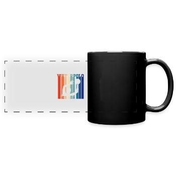 Water polo - Full Colour Panoramic Mug - black - Front
