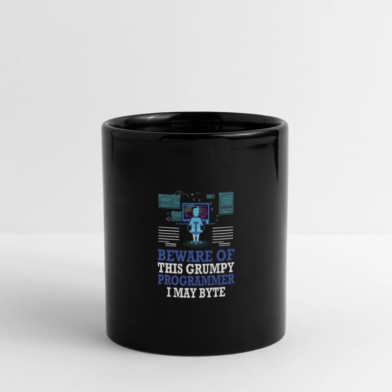 Funny Programmers Coding Gift Panorama-Tasse farbig