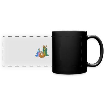 Holy Family - Full Colour Panoramic Mug - black - Front