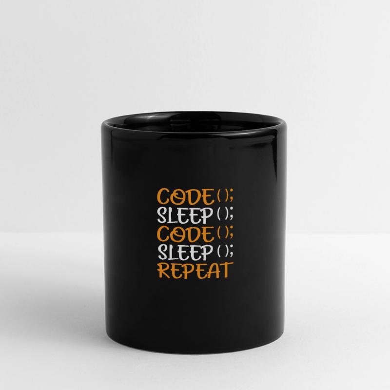 Programmer Coding Admin Funny Gift Panorama-Tasse farbig