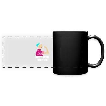 Infirmier travail Soins aux personnes âgées - Mug panoramique uni - noir - Devant
