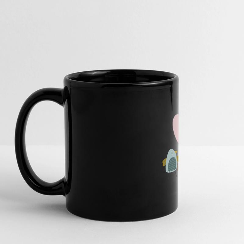 Easter Chick Spring Spring Flowers Nature Spring Full Colour Panoramic Mug