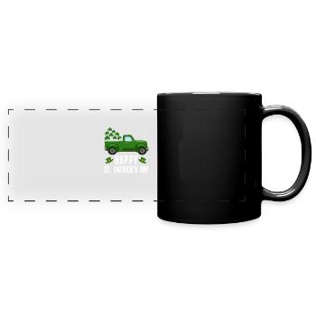 St. Patrick's Day - Full Colour Panoramic Mug - black - Front