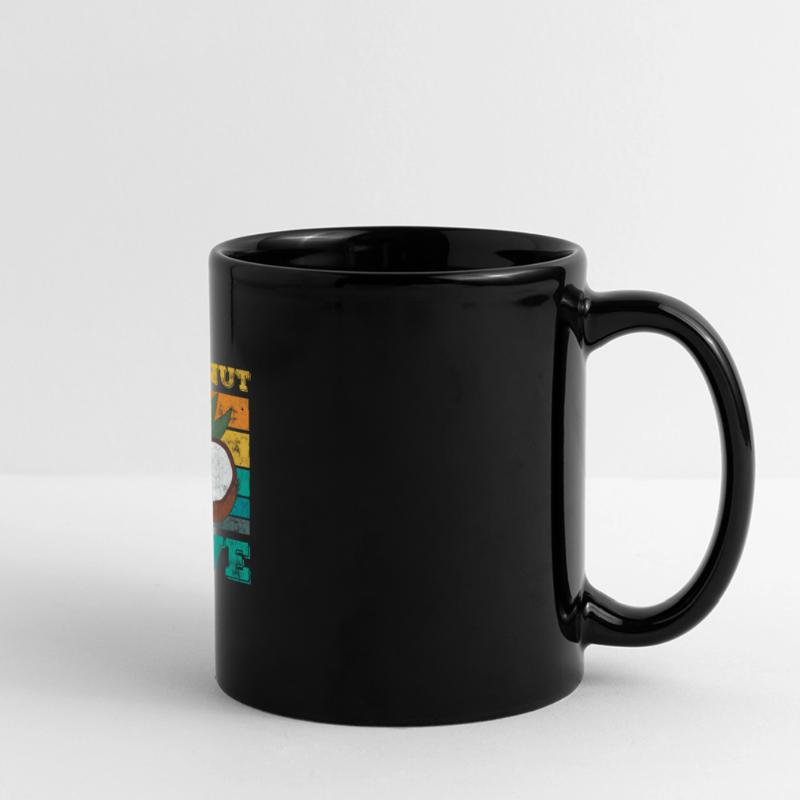 Passionné de noix de coco, fruit de la noix de coco Mug panoramique uni