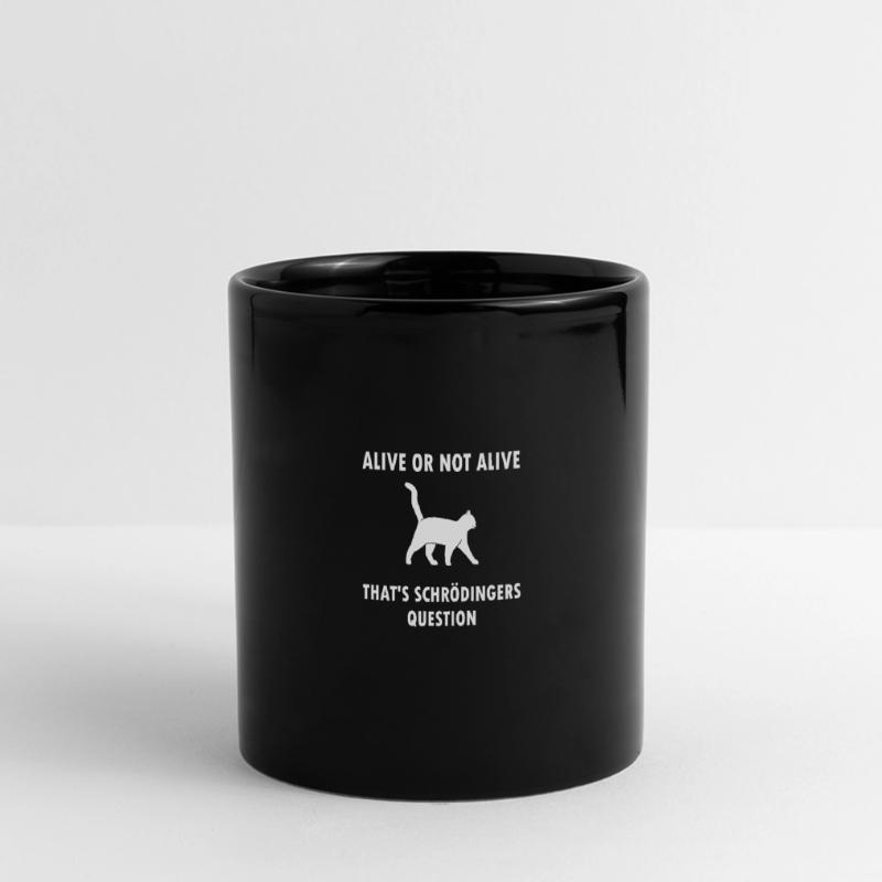 Schrödinger's Cat - Physicist Gift Physics Nerd Full Colour Panoramic Mug