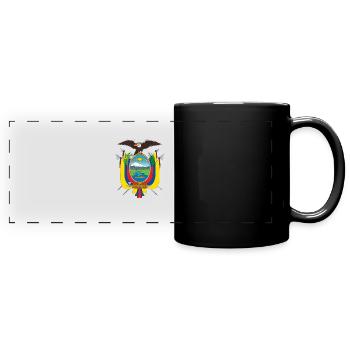 Ecuador - Full Colour Panoramic Mug - black - Front