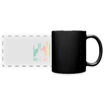 Jerusalem Jerusalem Palestine - Full Colour Panoramic Mug - black - Front