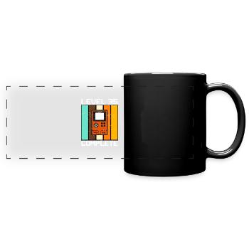 Niveau 35 Est atteint - Cadeau - Mug panoramique uni - noir - Devant