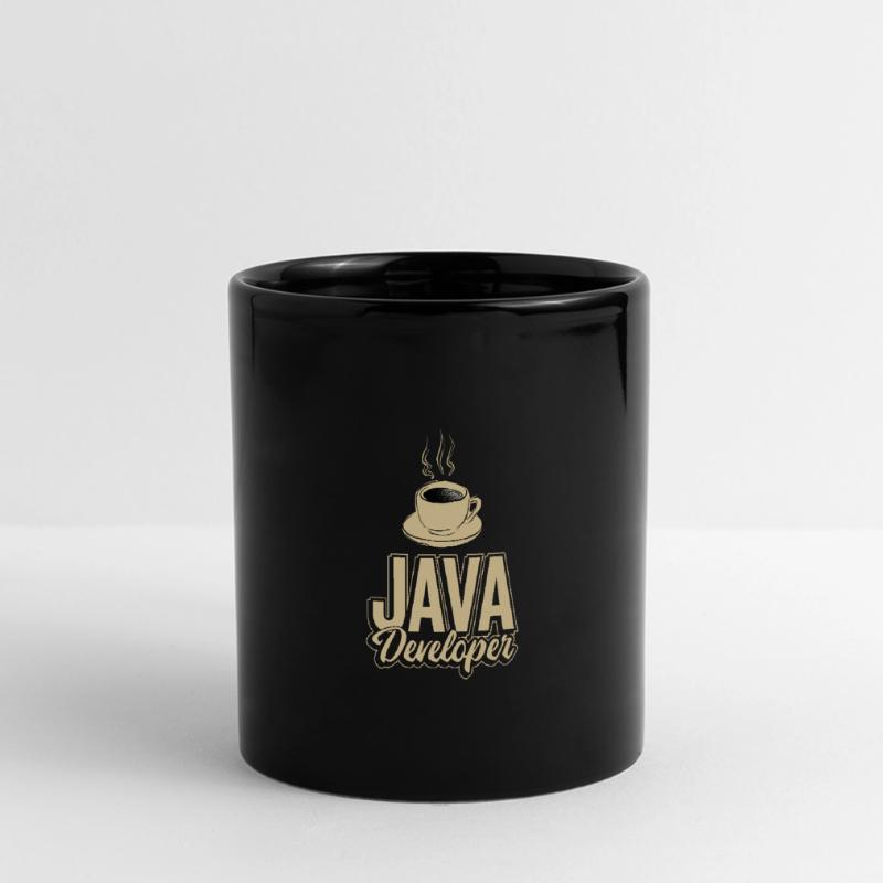 Café Java Developer Coffee Mug panoramique uni