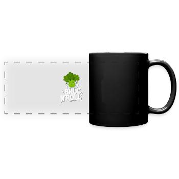 Brocolis - Mug panoramique uni - noir - Devant