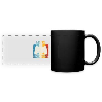 Kinder Level 11 Freigeschaltet Geburtstagsshirt - Panorama-Tasse farbig - Schwarz - Vorne
