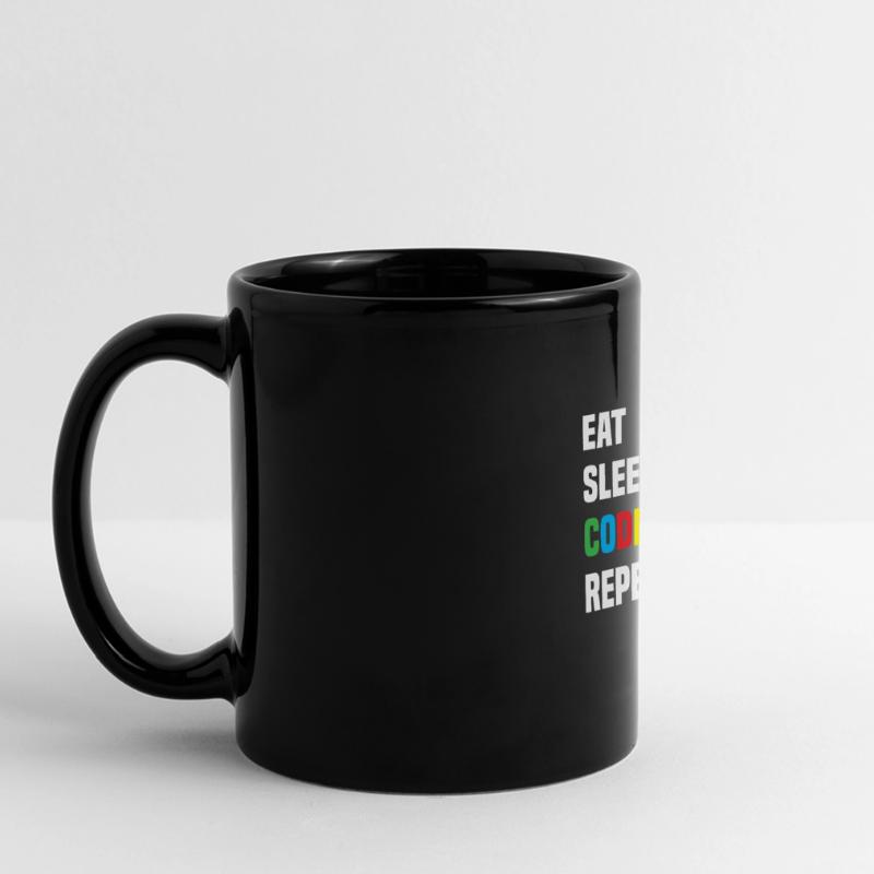 Code Encoding Coder Encoding Computer Scientist Full Colour Panoramic Mug