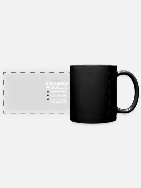 Steuerfachangestellte Beruf eigenen Paragraphen - Panorama-Tasse farbig - Schwarz