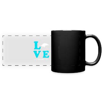 Stegosaurus - Full Colour Panoramic Mug - black - Front