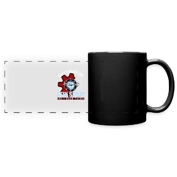 That's What I Do I Fix Stuff And I Know Things - Full Colour Panoramic Mug - black - Front