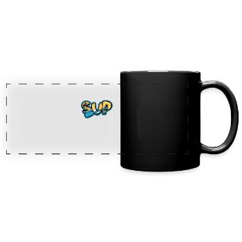 Sup - Flussurlaub Bootfahren Camping Abenteuer - Panorama-Tasse farbig - Schwarz - Vorne