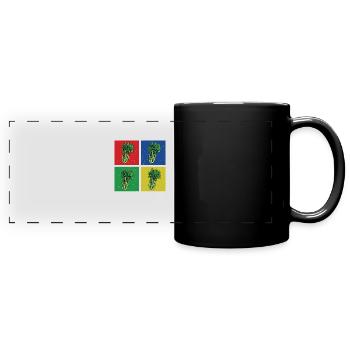 Celery T-Shirt - Full Colour Panoramic Mug - black - Front