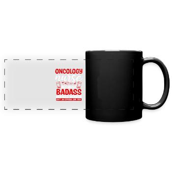 Oncology Nurse Miracle Worker Nursing Essentials - Panorama-Tasse farbig - Schwarz - Vorne