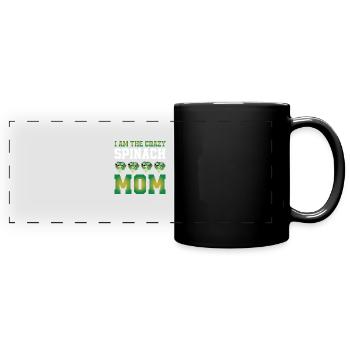 Spinach Mama - Full Colour Panoramic Mug - black - Front