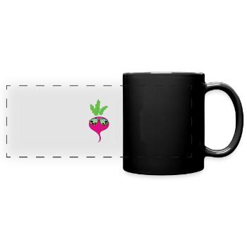 Radishes sunglasses sunglasses - Full Colour Panoramic Mug - black - Front