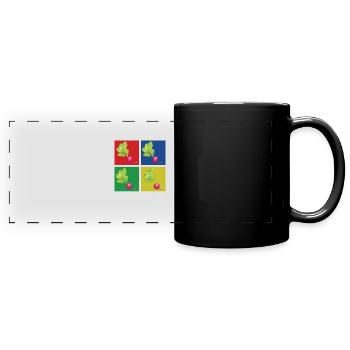 Team Radishes - Full Colour Panoramic Mug - black - Front
