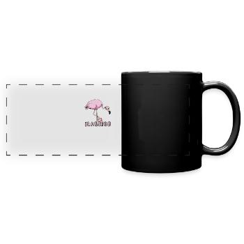 Flabingo Lucky Player Bingo Player - Bingo Hall - Full Colour Panoramic Mug - black - Front