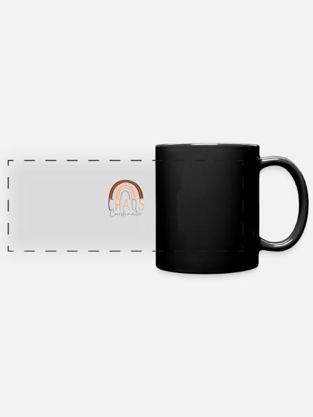 Chaos Coordinator - Kinder Kleine Kinder Kinder - Panorama-Tasse farbig - Schwarz