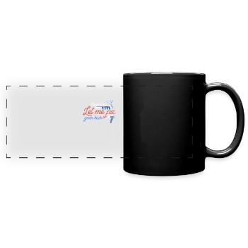 Uuummmm let me fix your hair - Beauty Hair Salon - Full Colour Panoramic Mug - black - Front