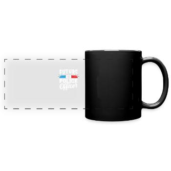 Future Police Officer My Career - Correctional - Full Colour Panoramic Mug - black - Front