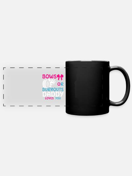 Father Father's Day Daddy LGBTQ - Full Colour Panoramic Mug - black