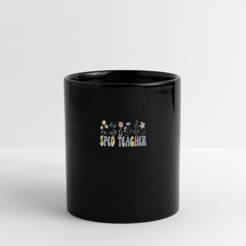 Enseignante en éducation de l’enfance en difficulté Éducation de l’enfance en difficulté École de l’enfance en difficulté Mug panoramique uni