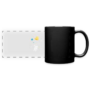 Lemon Design Lemonades Stand Boss Vente de citron - Mug panoramique uni - noir - Devant