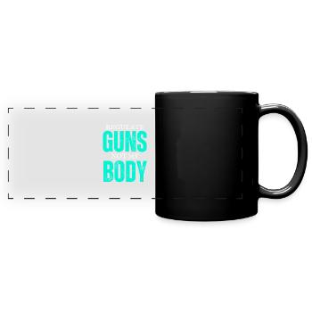 Regulate Guns Not My Body - Full Colour Panoramic Mug - black - Front