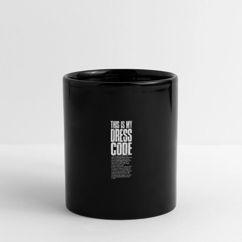 This is my dress code - software developer Full Colour Panoramic Mug