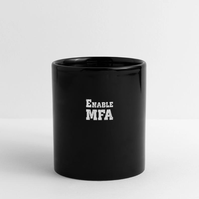 Enable MFA - software engineer Full Colour Panoramic Mug