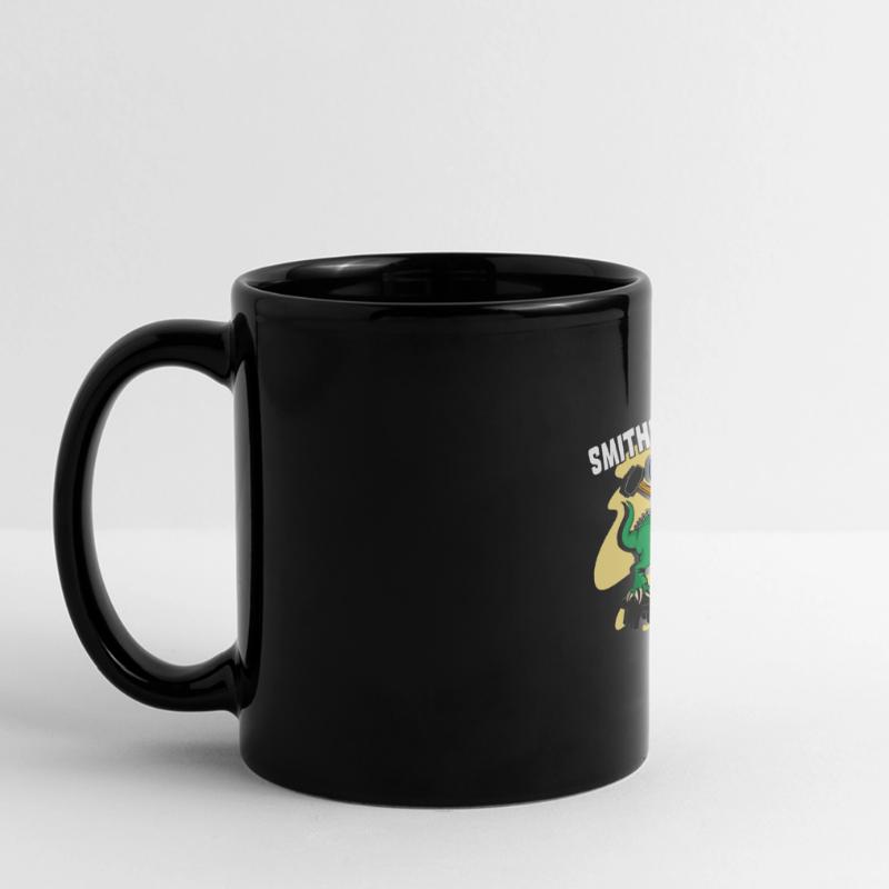Blacksmith Dinosaur Blacksmithing saurus rex Full Colour Panoramic Mug