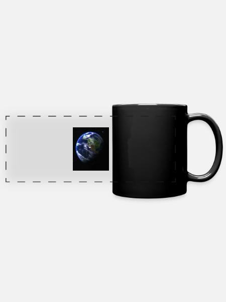Earth - Full Colour Panoramic Mug - black