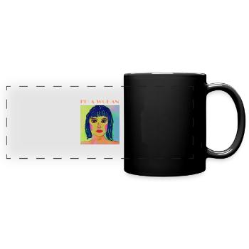 I'm a woman, cis or trans, whatever - Mug panoramique uni - noir - Devant