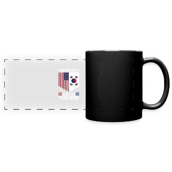 Half Korean is better than none - Full Colour Panoramic Mug - black - Front