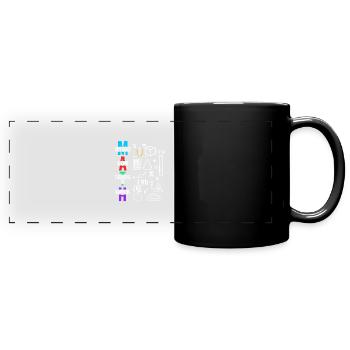 Mistakes Allow Thinking To Happen - Full Colour Panoramic Mug - black - Front