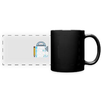 Mistakes Allow Thinking To Happen - Full Colour Panoramic Mug - black - Front